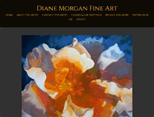 Tablet Screenshot of dianemorganfineart.com